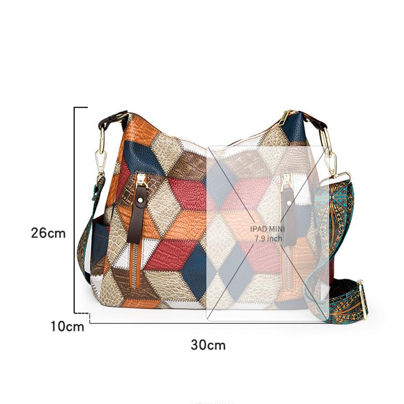 Пэчворк Сумка через плечо Контрастные цвета Высококачественная Сумка Женская сумка Дизайнерская Роскошная Сумка Кроссбоди Женская Сумка-мессенджер Тоут CLE