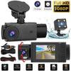 HD 1080P Night Vision Front & Rear Triple-Lens Dash Cam with Collision Detection