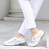 Детская обувь Easy-Bend Air Shoes (Задний ремешок) для медсестер, легкие, женские, сетчатые с двух сторон, медицинские, размер 24, желто-зеленые, 1667211A