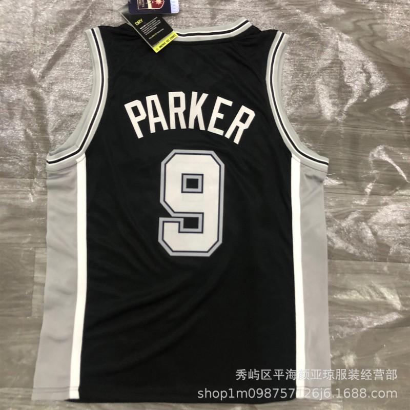 Custom Heat Pressed Basketball Jersey San Antonio Spurs 5 Murray 21 Duncan 20 Ginobili Breathable Bamboo Charcoal Fabric