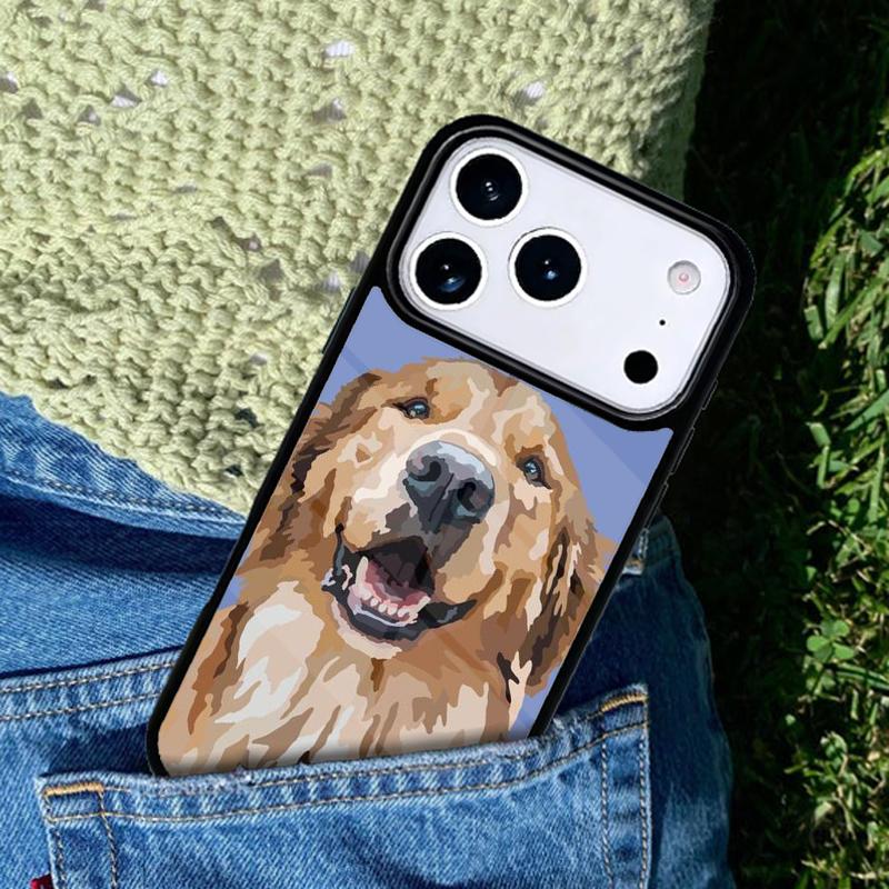 Golden Retriever Friend phone case cover Compatible with for IPhone 17air 16e 15 14 13 12 11Pro Max 17 Air