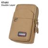 Men Single/double Layer Camping Hunting Phone Pouch Waist Purse EDC Molle Bag Wallet Pocket