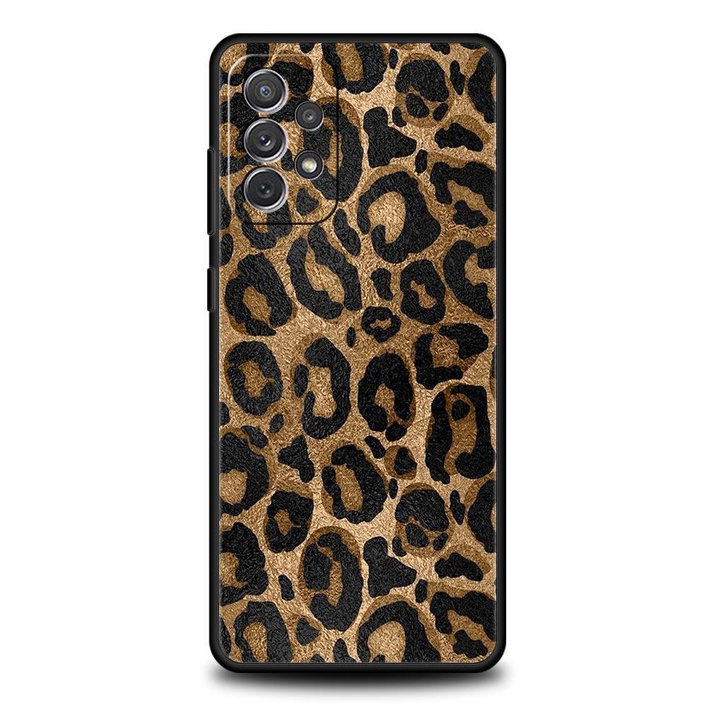Чехол для телефона Samsung Galaxy A15 A13 A51 A71 A41 A31 A21S A03S A05 A35 A55 A23 A25 A33 A53 A73 5G Чехол Леопардовый принт Гепардовый принт