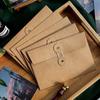 5/10pcs Vintage Kraft Paper Envelopes with Button String Tie Greeting Cards Postcards Letter Pads Cover Korean Stationery Office