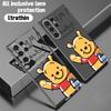 Милый Винни-Пух подходит для чехла мобильного телефона Samsung S25Ultra S24F легкий и тонкий прозрачный чехол s20 + мягкий противоударный.