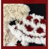 Women S Faux Rabbit Fur Knitted Tassel Beanie Warm For Autumn Winter