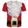 Funny Muscle Santa Claus Costume T Shirts 3D Print Men Woman T-Shirt Streetwear Oversized Harajuku Kids Tops Tees Clothing