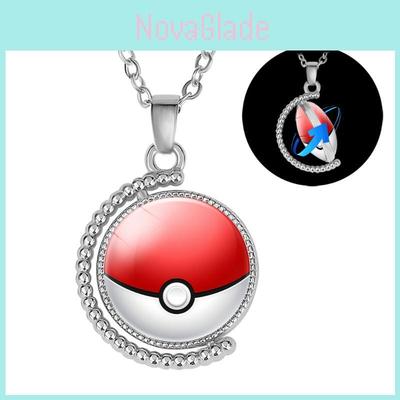Очаровательное ожерелье Покемон Покебол Милые мультяшные украшения Ручная работа