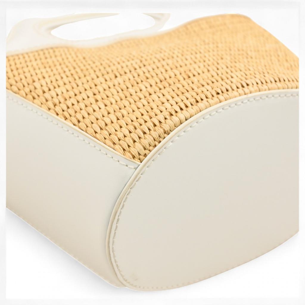 Auth MARNI Tropicaria Micro Bag 2WAY Shoulder Bag Cotton Leather Ma6423ee Used