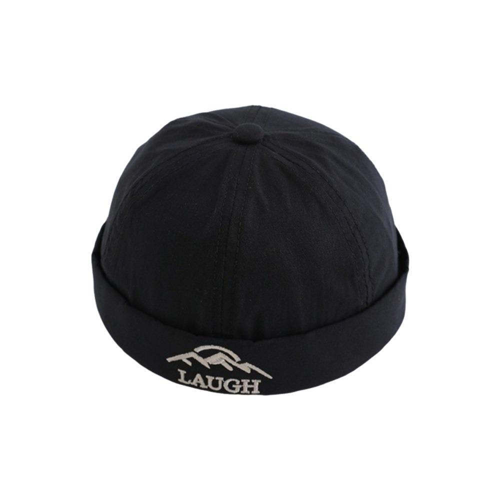 Cotton Children Melon Beanie Letter Embroidered Landlord Cap High Quality Baby Brimless Hat Summer