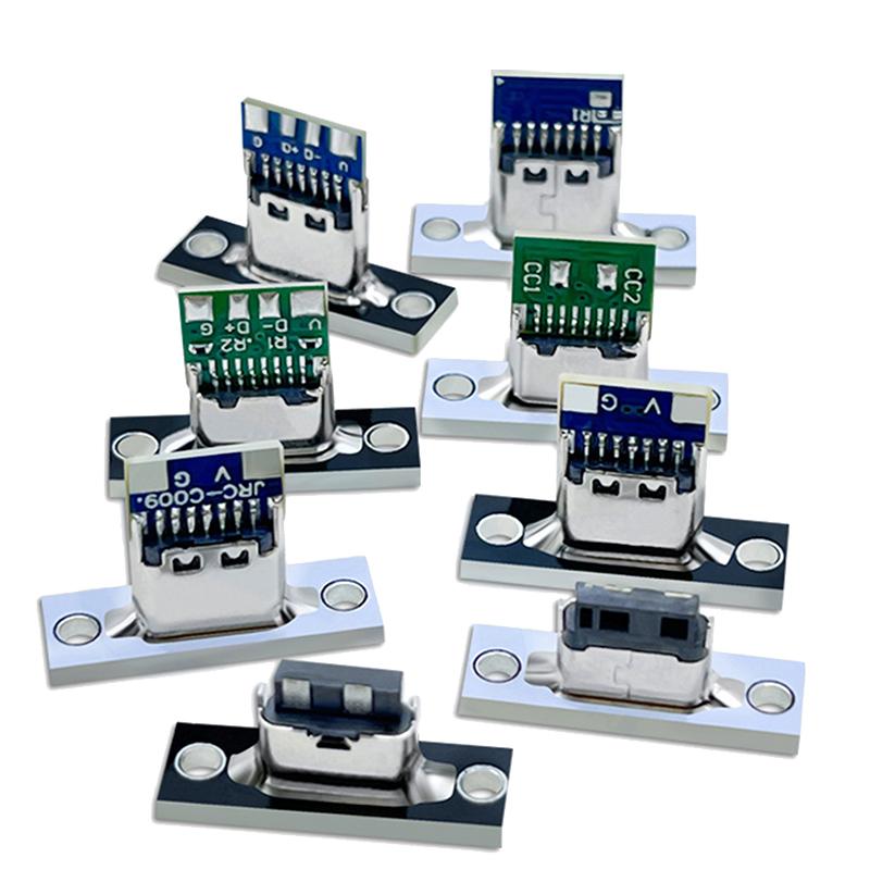 Гнездо USB 3.1 Type C с винтовой фиксирующей пластиной Гнездо USB Type-C 3.1 Type-C 2Pin 4Pin 5Pin 6Pin Гнездо разъема