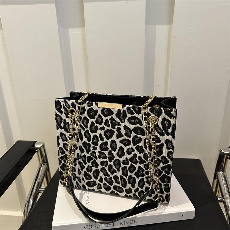 Zebra Leopard Fashion Pattern Women Large Capacity Shoulder Tote Bag Daily For