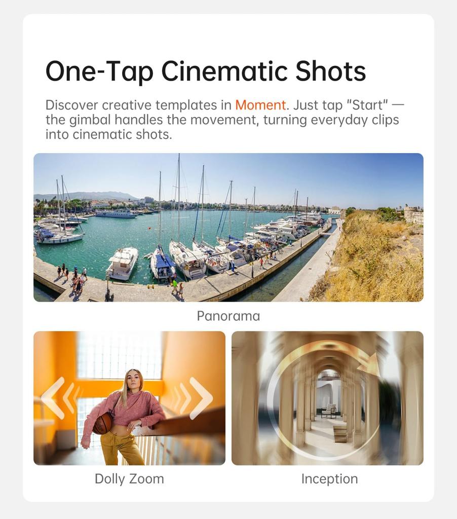 Hohem V3 Ultra AI Smartphone Stabilizer with Smart Touch Color Screen Fill Magnetic iOS Android Foldable and Portable Video Stabilizer Auto-Tracking