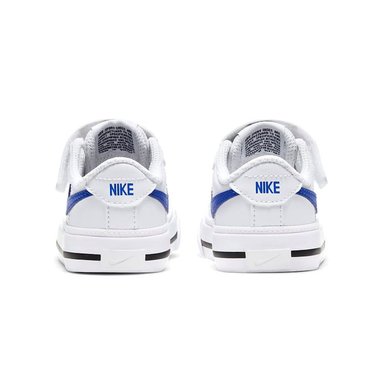Nike Детские кроссовки Court Legacy TD White Game Royal черные DA5382-101