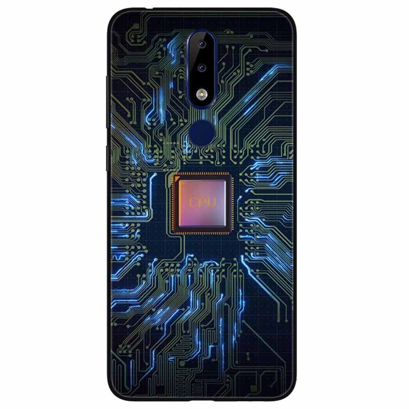 Для Nokia 5.1 Plus Чехол Мягкий Силикон Мультфильм Модный ТПУ Чехлы для Телефона для Nokia X5 Обложка 5.1Плюс Милый для NokiaX5 Защитный