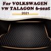 Car Trunk Mat For VOLKSWAGEN VW TALAGON 6-Seat  Custom Car Accessories Auto Interior