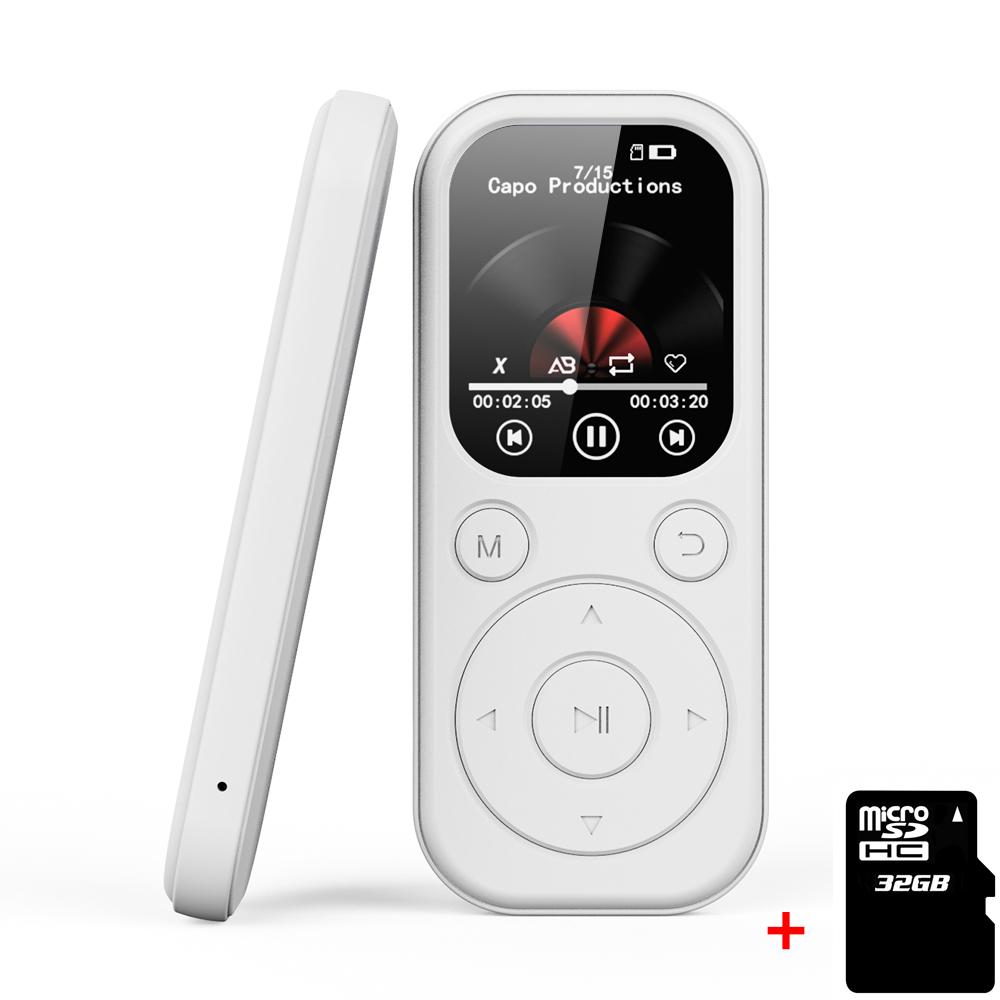 Портативный MP3 MP4 плеер Bluetooth 5.4 музыкальный плеер мини-динамик поддержка FM-радио диктофон электронная книга