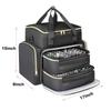 with Shoulder Strap Nail Polish Organizer Bag Large Capacity Makeup Bag  Nail Care Tool