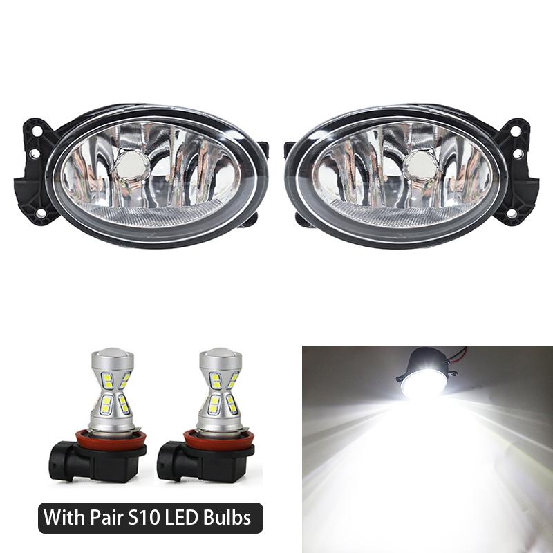 Fog Lamp Assembly For Mercedes-Benz W211 W204 W164 2002-2009 Front Bumper Anti Fog Light A1698201556 A1698201656