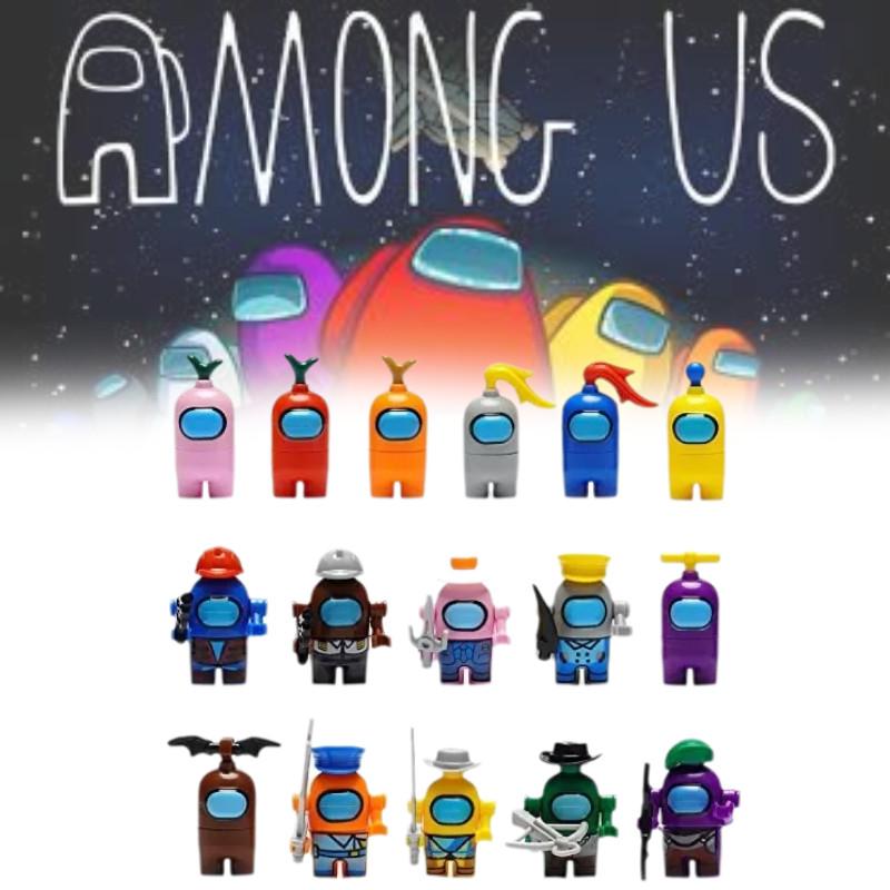 Увлекательные Космос Среди Нас 16 Персонажей Мини Конструкторы Идеально Подходят Для Детских Игр