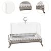 Butter Dish Food Tray Moon Decor Cookies Cake Display Stand Serving with Lid for