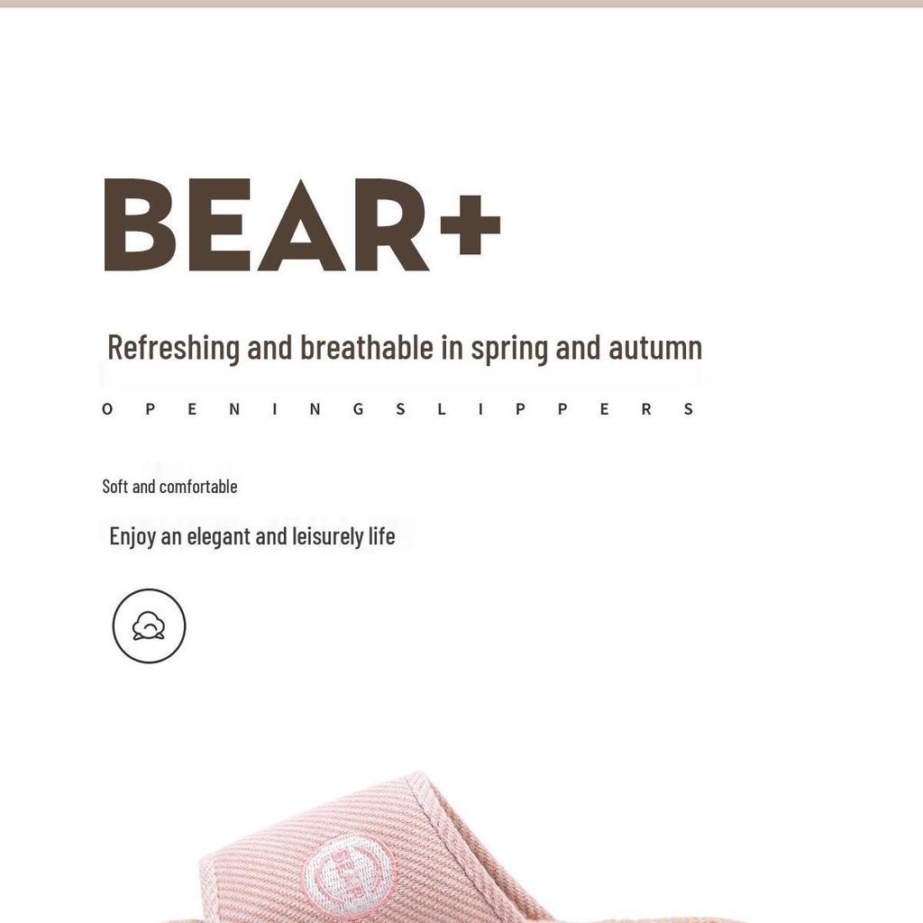 Унисекс Хлопково-льняные Нескользящие Домашние Тапочки - Бесшумные, Впитывающие Пот для Всех Сезонов