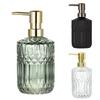 Glass Lotion Bottle Anti-Slip Bottom Transparent Design Large Capacity Liquid Dispenser