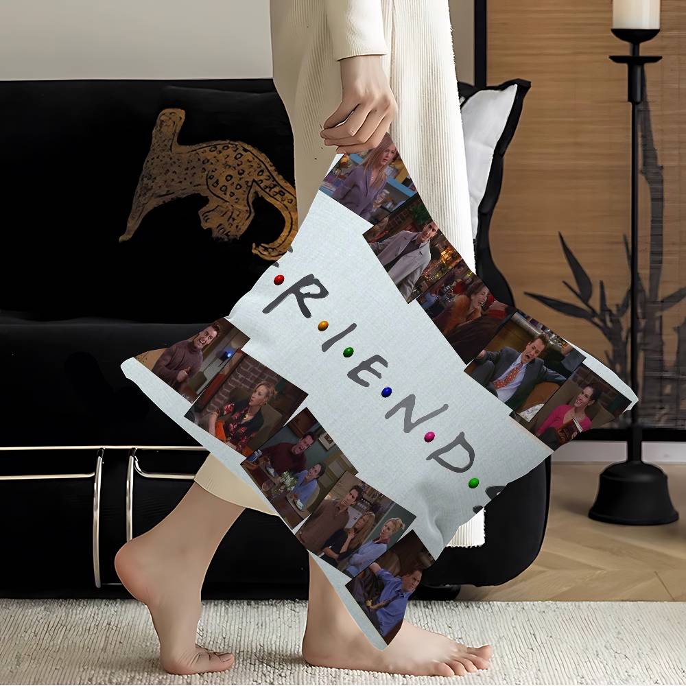 Friends Tv Show Pillow Cover Design cushion Cover decor Holiday Decorati