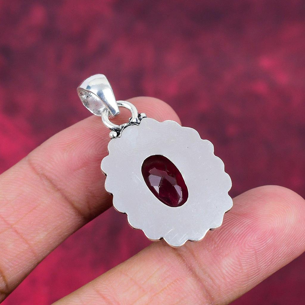 Amethyst Pendant Gemstone Jewelry, 925 Solid Sterling Silver Pendant, Gift For Women Handmade Pendant