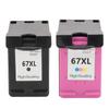 Ink Cartridge Replacement for 67XL for DeskJet 2700 2700e 2855e 2755 2755e 2752 4152 2755 4155e for 