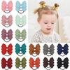 40 шт. Банты для волос из репсовой ленты, эластичные резинки-скранчи, резинки для волос для маленьких девочек, младенцев, практичные резинки для волос, аксессуары для волос