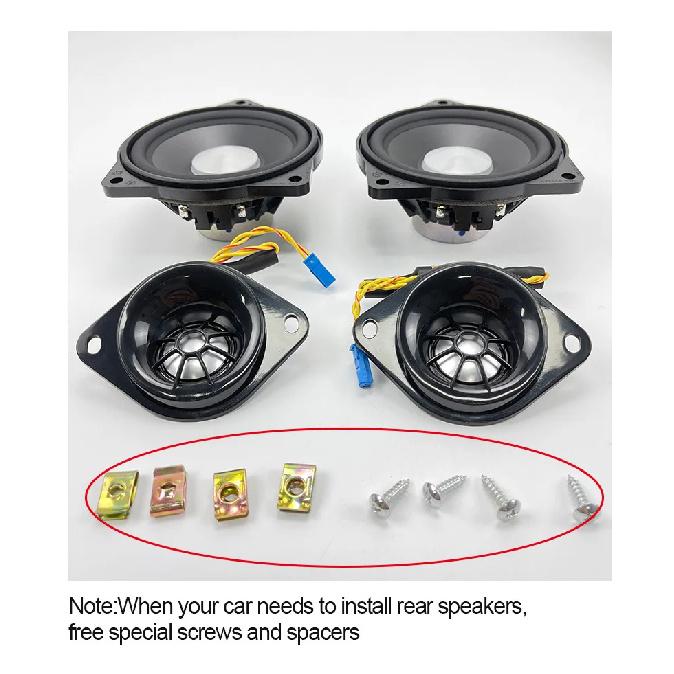 Для BMW E60 E61 E63 E64 E65 E66 F07 F01 F02 F03 X3 E83 X5 E70 X6 E71 E72 3 5 7 Серии Центральные Задние Музыкальные Среднечастотные Динамики Рупора