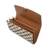 Daks Brown Check Dd Logo Long Wallet Dcwa6e421w2