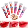 6 Colors Tear Pull Liquid Lipstick Long Lasting Lip Gloss Mask Base Waterproof Moisturizer Makeup Peel Off Lip Gloss Cosmetics
