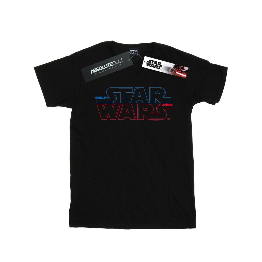 Star Wars Mens Lightsaber Logo T-Shirt