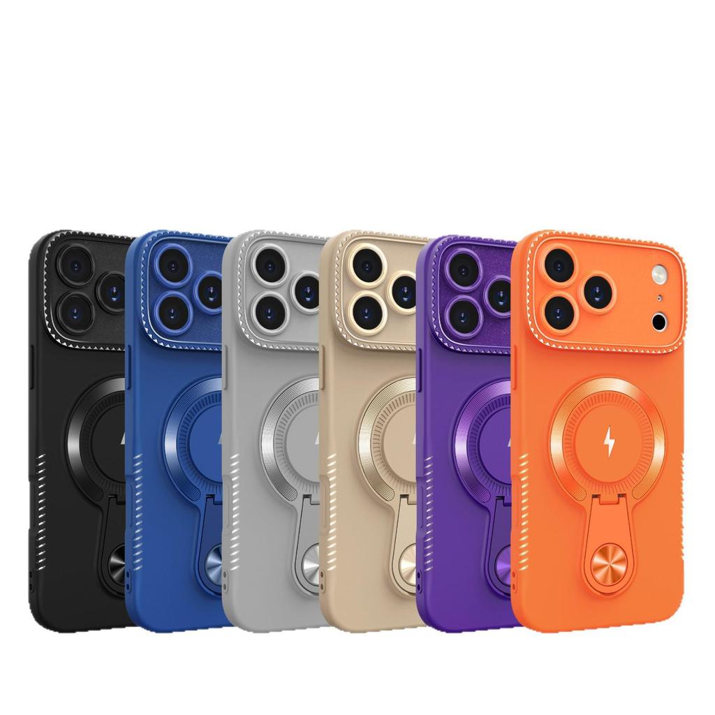 Магнитный чехол-подставка Little Tail для iPhone 17 Pro Max - Противоударный мягкий чехол с большим окошком.