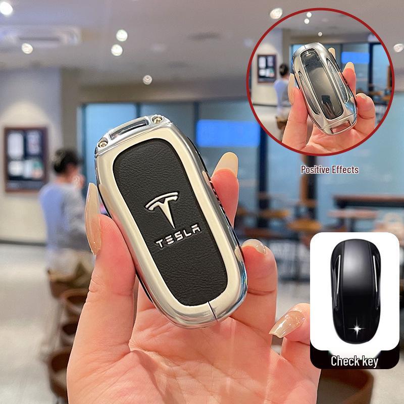 Защитный чехол-брелок для Tesla Model 3/Y/X с полной застежкой