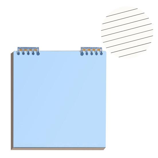 Loose-Leaf Notebook Horizontal Lines Squares Blanks Thickened Paper Dairy Notebook Home Study