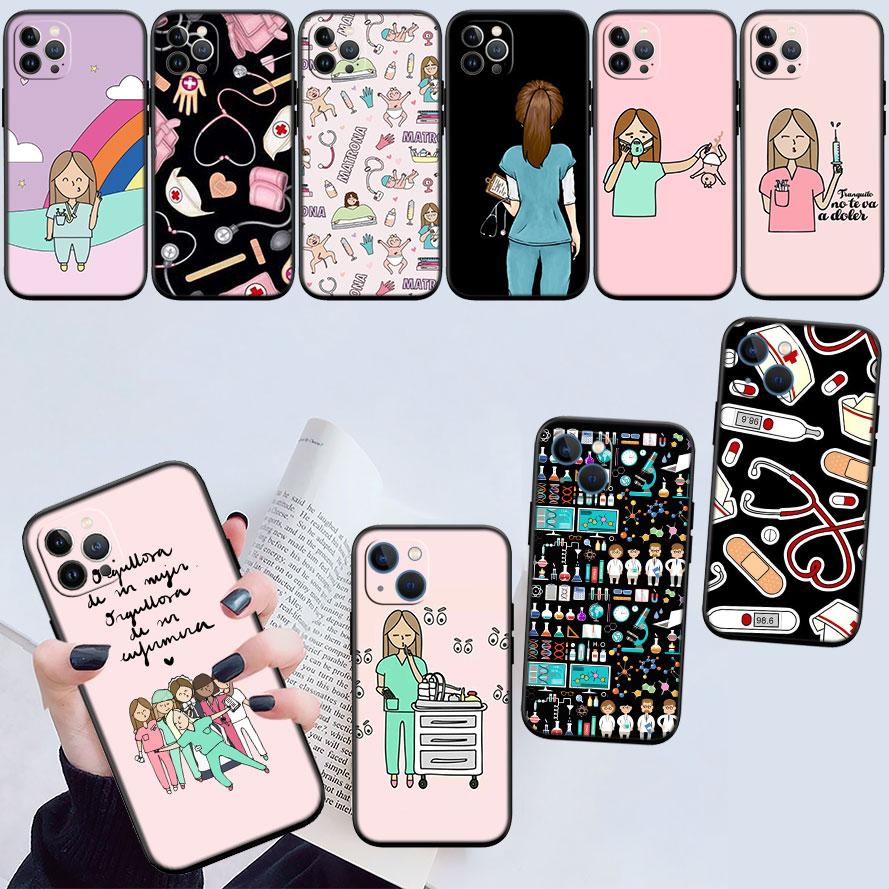 Doctor Nurse Shell Phone Case for Samsung Galaxy A11 A12 A13 A15 A52S A53 A55 A56 A70 A71 A72 A73 F06 F16 F56 S10 Plus S10e