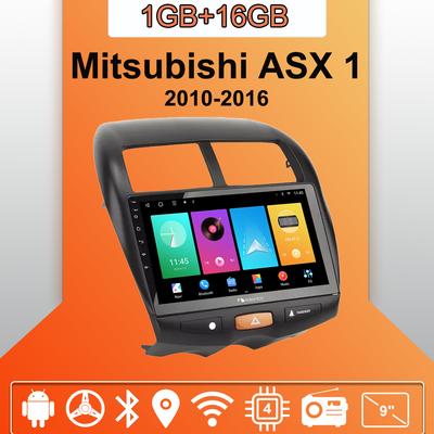 Автомобильное радио Android Auto Carplay для Mitsubishi ASX 1 2010-2016 Мультимедийный проигрыватель Головное устройство Стерео GPS Навигация BT WIFI 1+16 ГБ