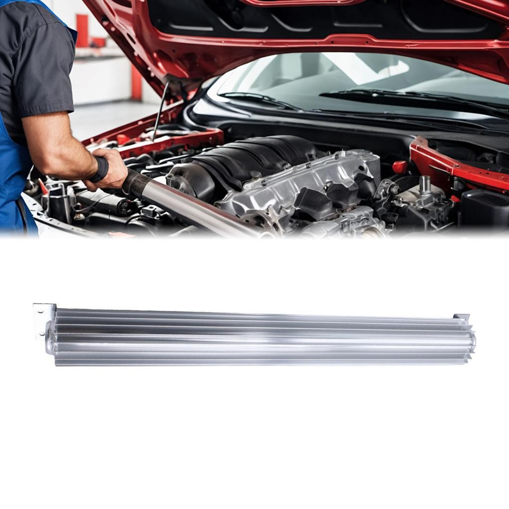 Transmission Oil Cooling Double Pass Finned Aluminum Cooler Universal Fit Car Oil Cooler Radiator System