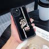 Ae91 цельные мягкие чехлы для телефонов iPhone 16 15 14 13 12 11 Pro Max 7 8 Plus XR XS Max с ремешком на запястье, защитным шнурком для углов, задней крышкой