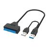 Кабель-адаптер SATA на USB 3.0 2.0 Easy Drive, адаптер USB 3.0 на SATA III для жесткого диска, внешний адаптер для 2,5-дюймового HDD SSD, питание DC