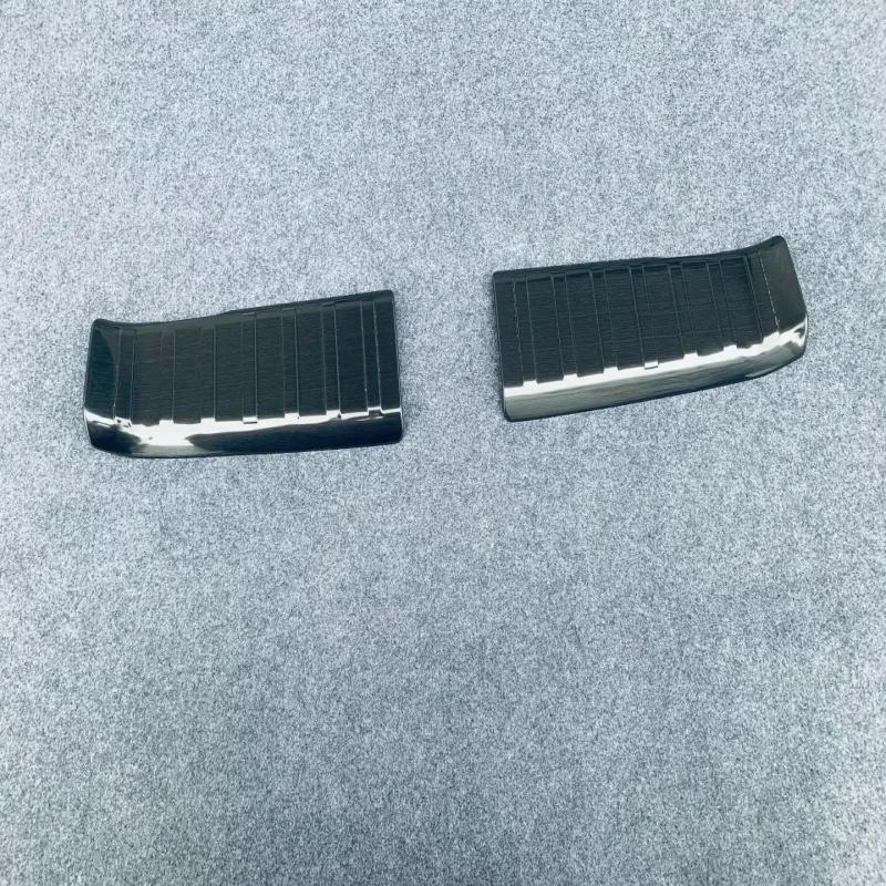For Toyota Prius 60 Series 2024 Stainless Steel Rear Bumper rear Door Inner Tail Prevent Scuff Plate Sill Guard Cover Trim