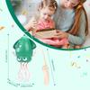 Dancing Squid Induction Lying Flat Squid with Light&Music Interactive Development Toys Kids Electronic Pet Toys Tummy Time Gifts