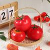 5pcs Mini Artificial Tomato Ornament Lifelike Fake Vegetables Props  Fruit Shop Decoration
