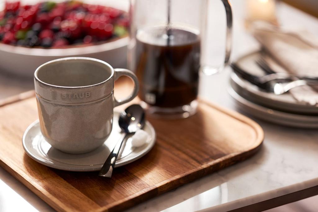 Staub 350 мл большая керамическая кружка для микроволновой печи японская керамическая кружка "Кружка Campagne" [Авторизованный продукт] 40508-034