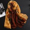 Bufandas de seda de marca de diseñador para mujer, pashmina de talla larga, pañuelo hiyab, chales para el cuello 65*180cm