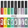 8pcs/set Nail Stamping Polish Nail Art Polish Set Black White Printing Varnish