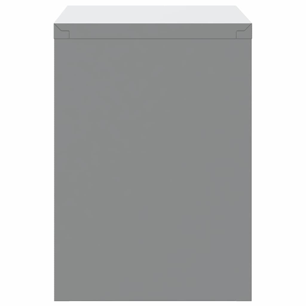 Tool Cabinet with Storage Black and Gray 50 x 25 x 35 cm